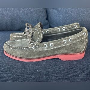Cole Haan Suede Loafers with Red Soles Size 5.5M